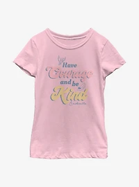 Disney Cinderella Courage And Kindness Youth Girls T-Shirt
