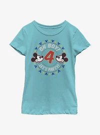 Disney Mickey Mouse Oh Boy 4 Youth Girls T-Shirt