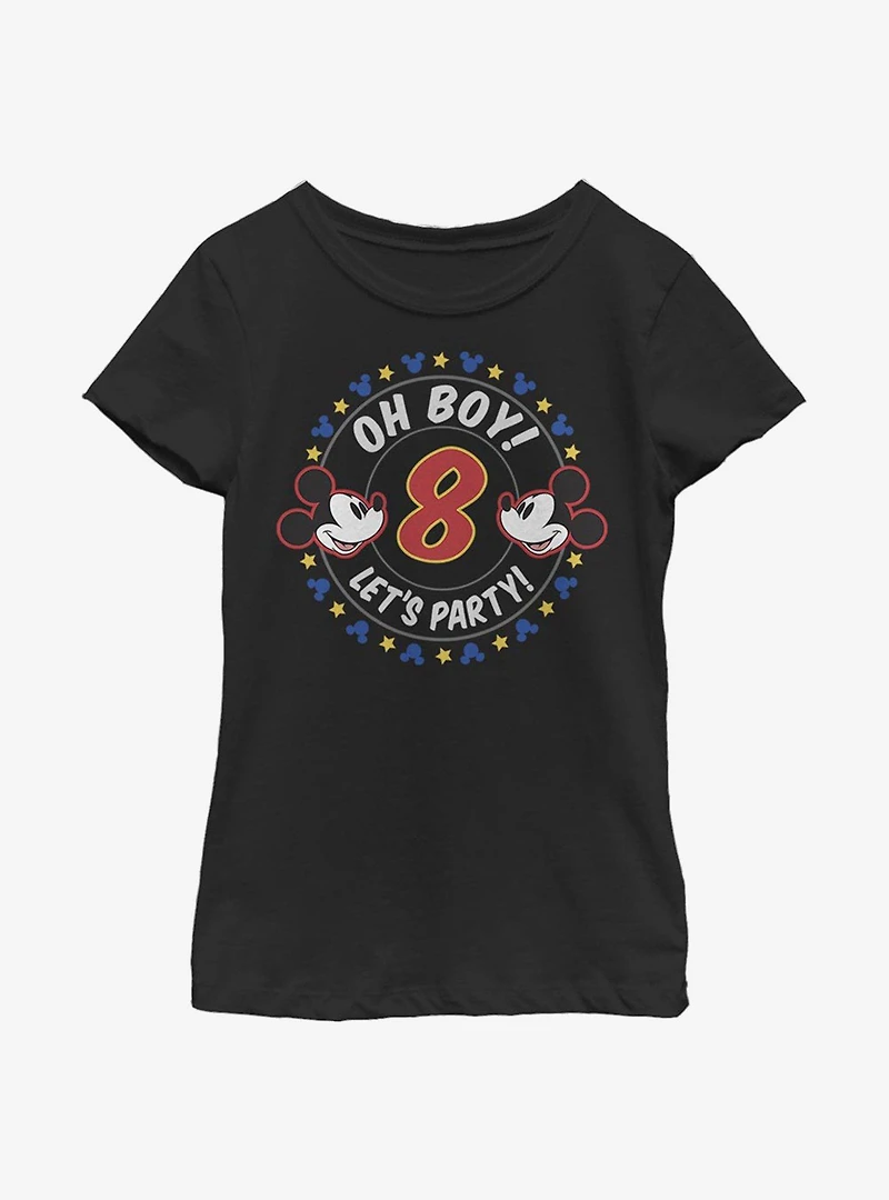 Disney Mickey Mouse Oh Boy 8 Youth Girls T-Shirt