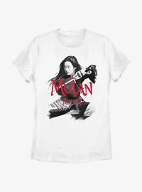 Disney Mulan Fighting Stance Womens T-Shirt