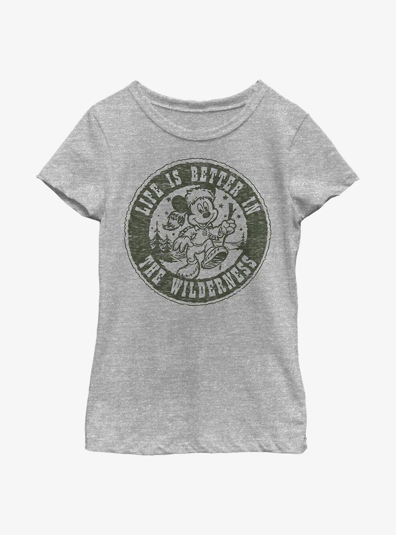 Disney Mickey Mouse Wilderness Youth Girls T-Shirt