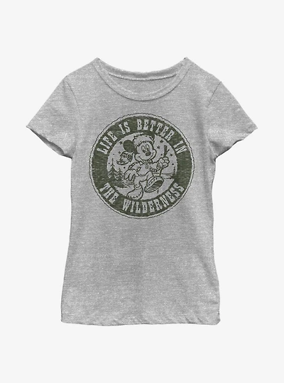 Disney Mickey Mouse Wilderness Youth Girls T-Shirt