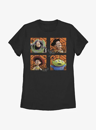 Disney Pixar Toy Story Halloween Four Square Womens T-Shirt