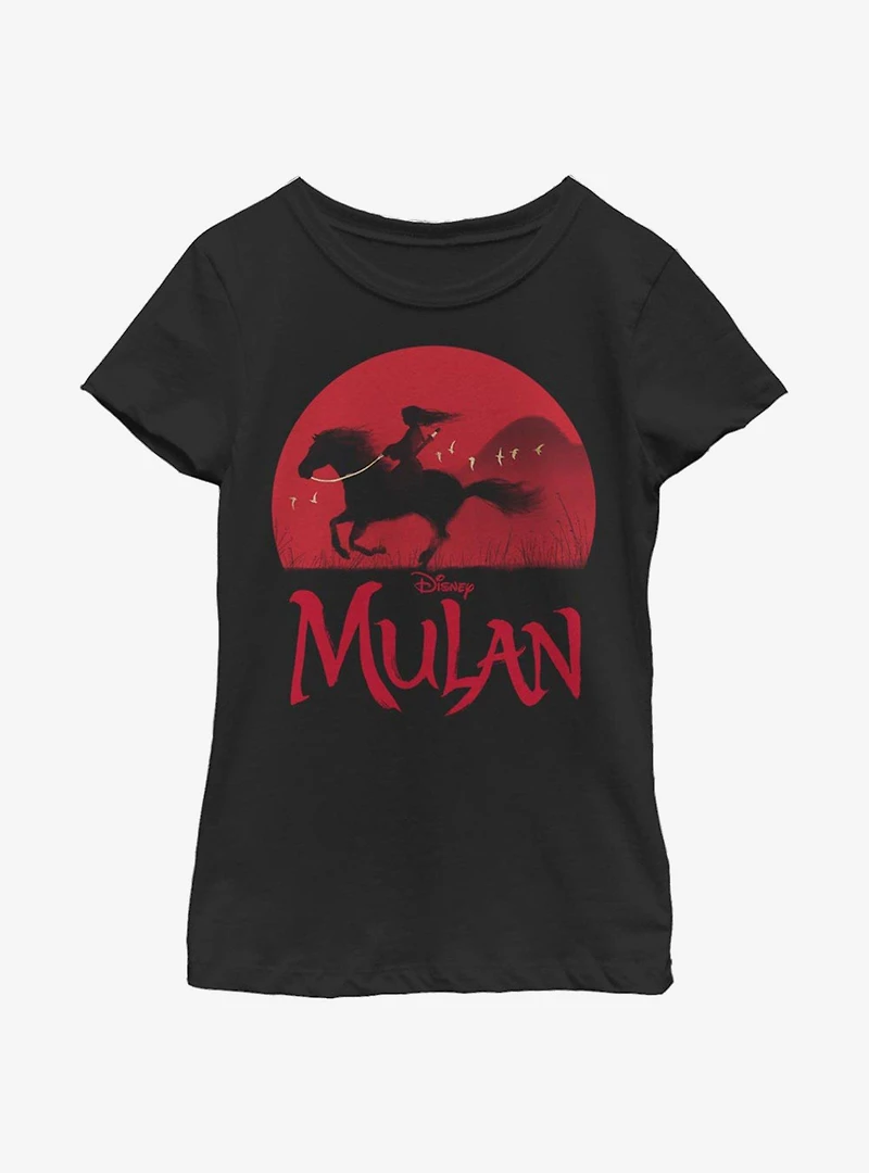 Disney Mulan Sunset Youth Girls T-Shirt