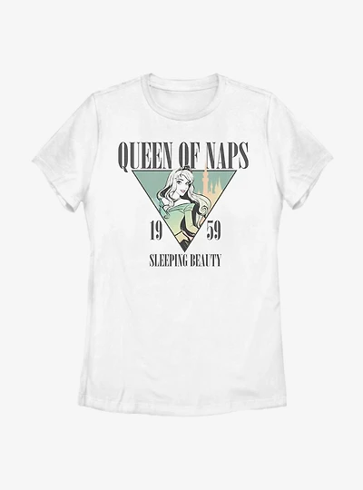 Disney Sleeping Beauty Queen Of Naps Womens T-Shirt