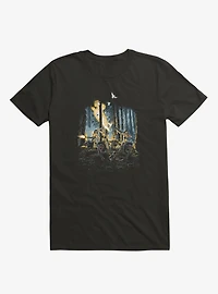 Hot Chicks On Wolves T-Shirt