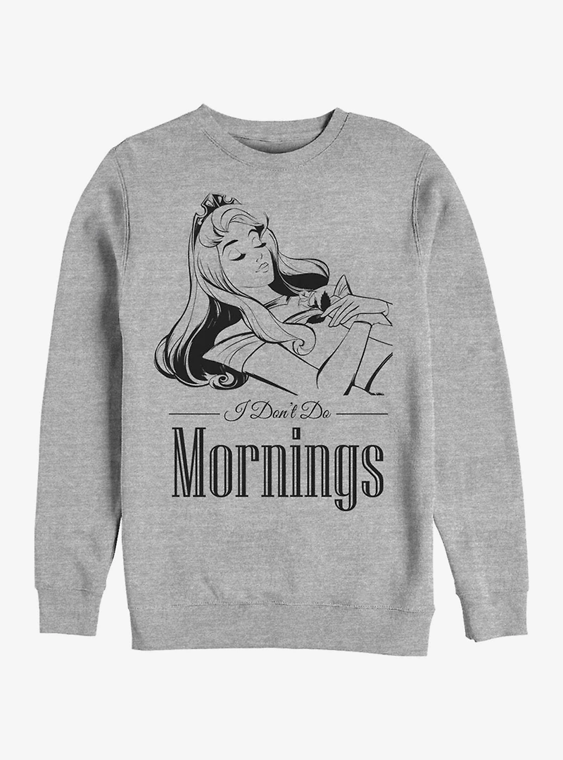 Disney Sleeping Beauty No Mornings Crew Sweatshirt