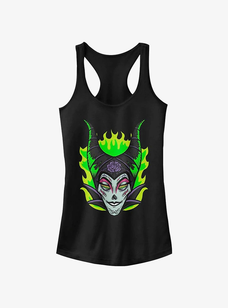 Disney Villains Maleficent Sugar Skull Girls Tank