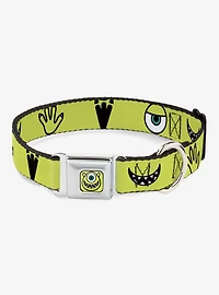 Disney Pixar Monsters, Inc. Mike Icons Seatbelt Buckle Dog Collar
