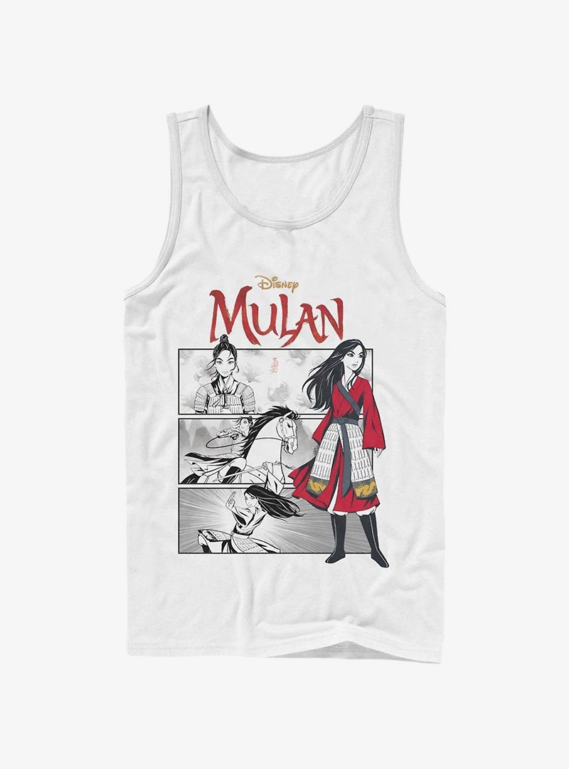 Disney Mulan Comic Panels Tank