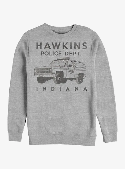 Stranger Things Hawkins Police Auto Sweatshirt