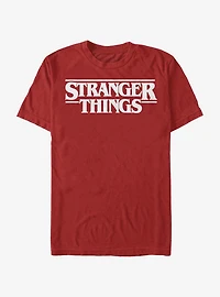 Stranger Things Classic Logo T-Shirt