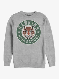 Stranger Things Hawkins High Tiger Emblem Sweatshirt
