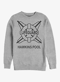 Stranger Things Hawkins Pool Lifeguard Sweatshirt