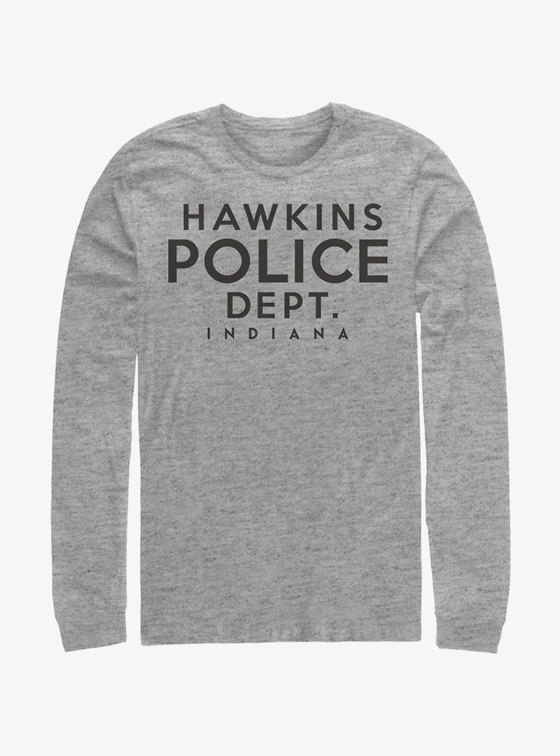 Stranger Things Hawkins Police Department Long-Sleeve T-Shirt