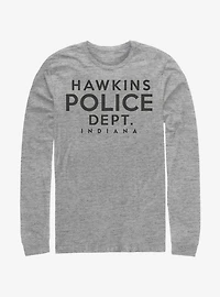 Stranger Things Hawkins Police Department Long-Sleeve T-Shirt