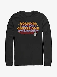 Stranger Things Coffee Contemplations Long-Sleeve T-Shirt