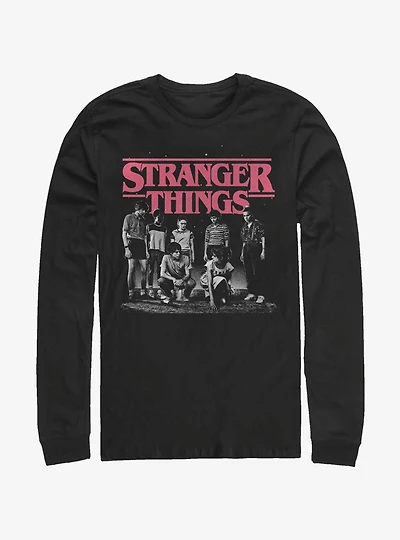 Stranger Things Fade Long-Sleeve T-Shirt