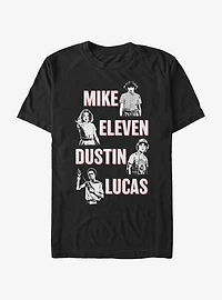 Stranger Things Cast Characteristic T-Shirt