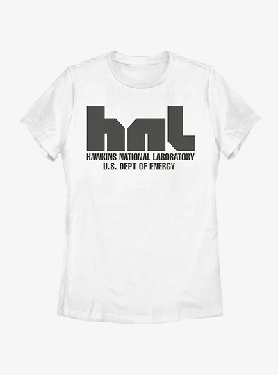 Stranger Things Hawkins National Laboratory Womens T-Shirt