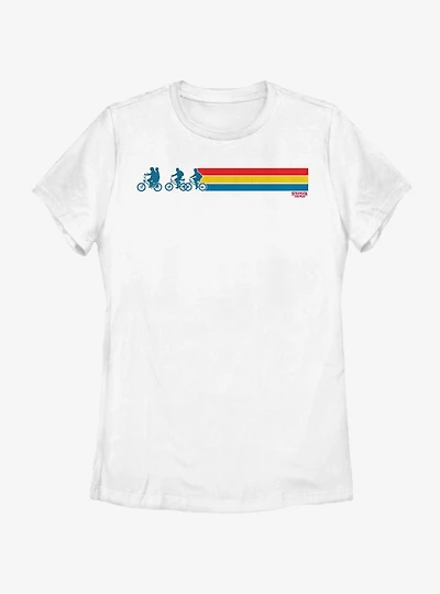 Stranger Things Stripes Womens T-Shirt