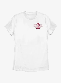 Stranger Things Two Solid Pocket Womens T-Shirt