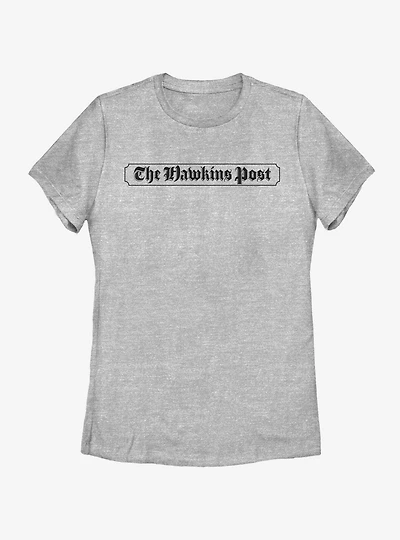 Stranger Things The Hawkins Post Womens T-Shirt