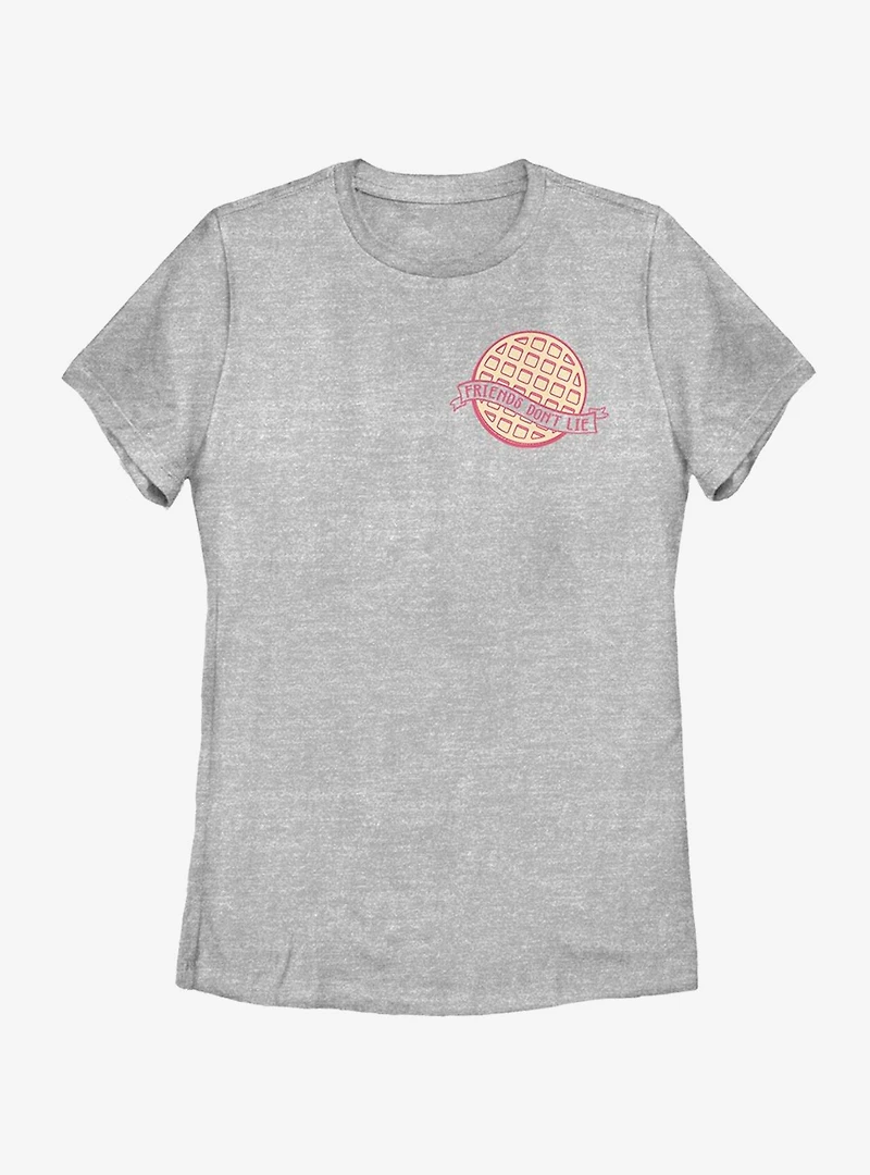 Stranger Things Waffle Pocket Womens T-Shirt