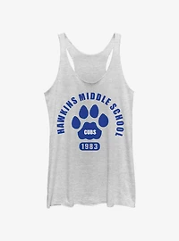 Stranger Things Hawkins Cubs Paw Emblem Womens Tank Top