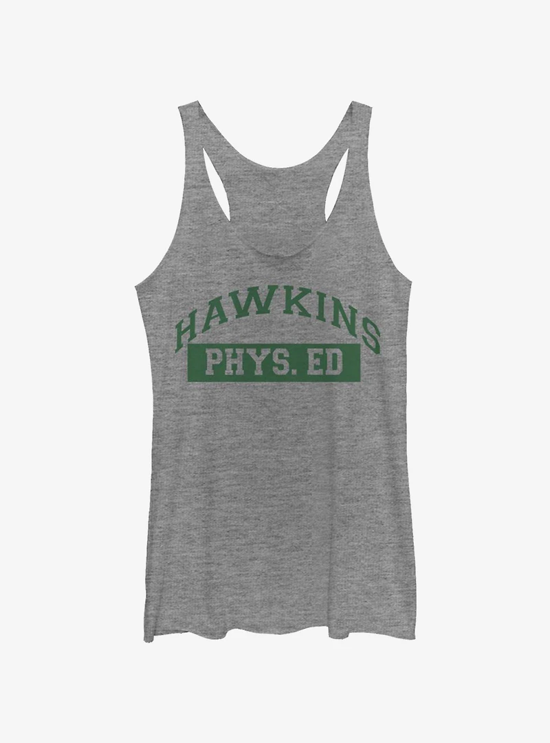 Stranger Things Hawkins Phys Ed Womens Tank Top