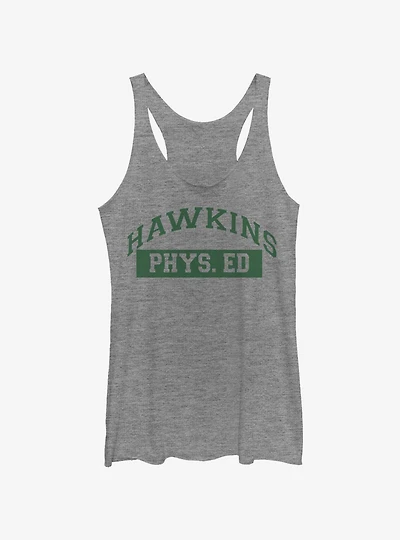 Stranger Things Hawkins Phys Ed Womens Tank Top