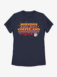 Stranger Things Coffee Contemplations Womens T-Shirt