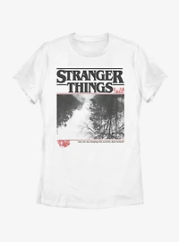 Stranger Things Upside Photo Womens T-Shirt