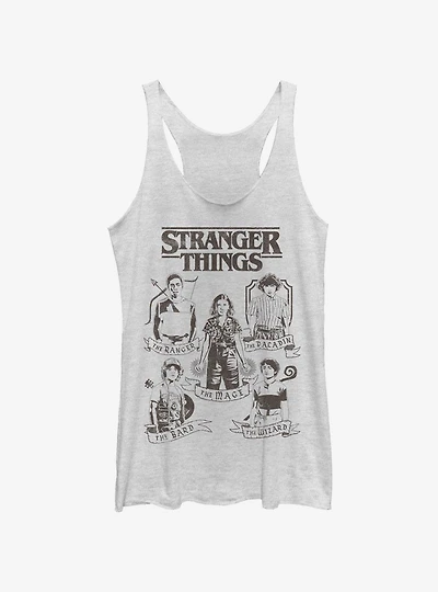 Stranger Things Dungeons and Dragons Classes Girls Tank Top