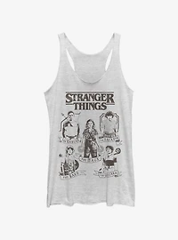 Stranger Things Dungeons and Dragons Classes Girls Tank Top