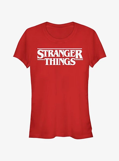Stranger Things Logo Girls T-Shirt