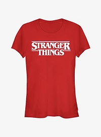 Stranger Things Logo Girls T-Shirt
