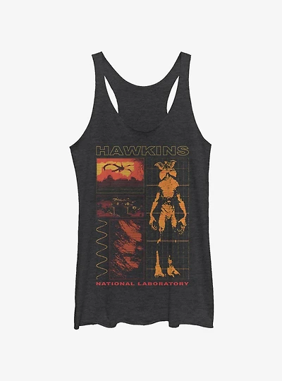 Stranger Things Hawkins Lab Demogorgon Girls Tank Top