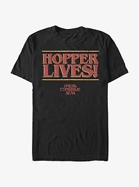 Stranger Things Hopper Lives T-Shirt