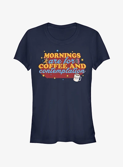 Stranger Things Coffee Contemplations Girls T-Shirt