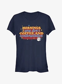 Stranger Things Coffee Contemplations Girls T-Shirt