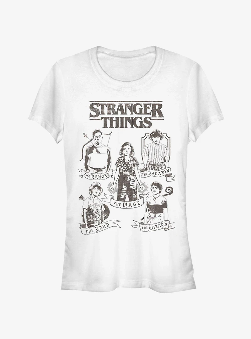 Juniors Tee - DnD Classes WHITE