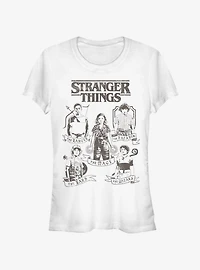 Juniors Tee - DnD Classes WHITE