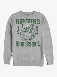 Stranger Things Hawkins High Tiger 1983 Crew Sweatshirt