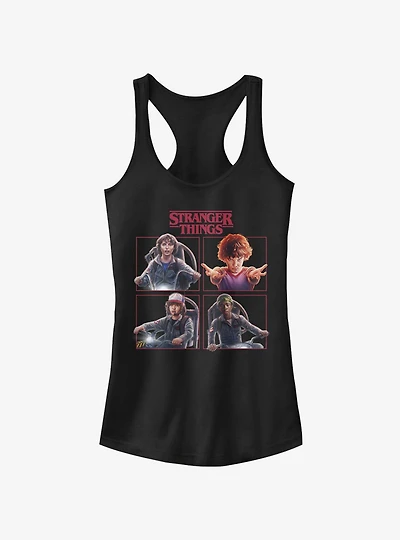 Stranger Things Cast Box Up Girls Tank