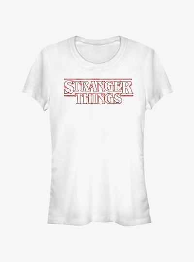 Stranger Things Neon Logo Girls T-Shirt
