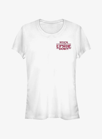 Stranger Things Upside Down Pocket Girls T-Shirt