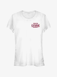 Stranger Things Upside Down Pocket Girls T-Shirt