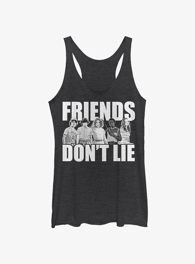 Stranger Things Cast Friends Don't Lie Girls Tank