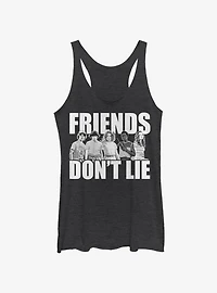 Stranger Things Cast Friends Don't Lie Girls Tank